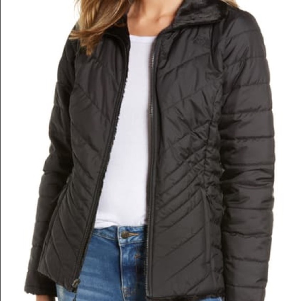 North Face Mossbud Reversible Fleece Jacket - M